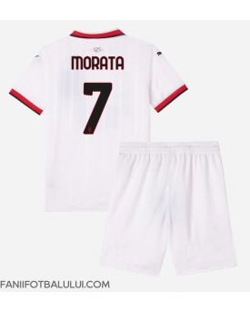 AC Milan Alvaro Morata #7 Echipament de Fotbal Replică 2024-25 Copii Deplasare (+ Șorturi)